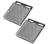 NULYLU 2pcs Reflective Panels with Retroreflective Performance and Mirror Reflection Technology, Square Photoelectric Beam Reflector for Photoelectric Sensor, Suitable for Architectural
