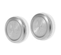 NULYLU 2pcs round Stainless Steel Elevator Button Replacement for Lift Panels Reliable Replacement and Convenient Operation Suitable for Residential Complexes and Office Towers