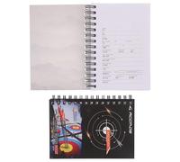NULYLU 2pcs Score Book with Spiral Binding Practice Journal for Recurve Compound Training Tournament Score Tracking Sheets Black White