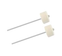 NULYLU 2pcs Set Drum Set Pedals Durable Single Kick Bass Drum Pedal Accessories for Beginners Sturdy Design for Long Term Use Professional Experience for Drummers