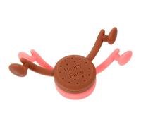 NULYLU 2pcs Silicone Smile Trainer Lips Tightener Face Exerciser Mouth Muscle Trainer for Jawline Sculpting and Daily Smile Correction, Brown Pink