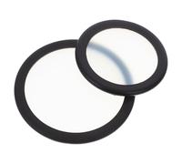 NULYLU 2pcs Silicone Stethoscope Diaphragm Replacement Covers, Bell Chestpiece Accessories for Adult and Pediatric Stethoscopes, Medical Diagnostic Equipment