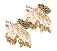 NULYLU 2pcs Style Leaf Claw Clips for Women Giant Hair Clip for Autumn Accessory