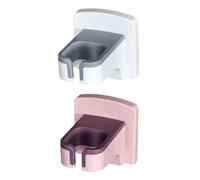 NULYLU 2pcs Wall Mounted Hair Dryer Rack Storage Holder Hairdryer Support Shelf Bathroom Wall Rack for Blow Dryer Storage