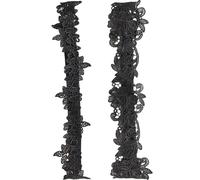 NULYLU 2pcs Women Lace Wedding Garters for Bride, Elastic Leg Bands with Comfortable Fit and Elegant Design, for Engagement and Bridal Wear