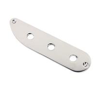 NULYLU 3 Holes Bevel Board for Tl Style Bass Guitar Metal Electric Guitar Bridge Control Plate Suitable for Rocker Toggle Switch Instrument Accessories