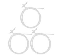 NULYLU 3 Pcs Plastic Caulking Hose Tube for Caulking Easy Operation and Precise Sealing, 2m Spray Foam Extension Tubes Suitable for Construction and DIY Projects