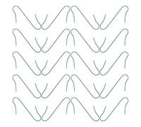 NULYLU 300pcs Christmas Ornament Hooks Metal Hanging Hooks for Baubles