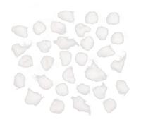 NULYLU 300pcs Nail Polish Remover Cotton Balls Supple Texture No Dregs Cotton for Manicure Nail Polishing Art Lover Home Use
