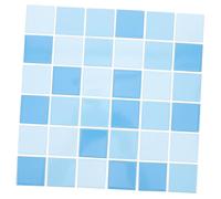 NULYLU 36pcs Blue Ceramic Mosaic Pool Tiles for Swimming Pool Backsplash Seamless Wall Tiles with Polished Surface for DIY Kitchen Bathroom Decor