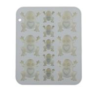 NULYLU 3D Baking Mold Frog Candy Mold Silicone 5.97x5.03x0.86in Creative Adorable Frog-Shaped Easy to Use Versatile for Animal Themed Desserts