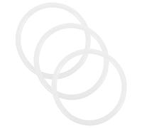 NULYLU 3pcs 8.5cm Rubber O-rings for Singing Bowl Sound Bowl Cushions Tibetan Buddhist Instrument Mats