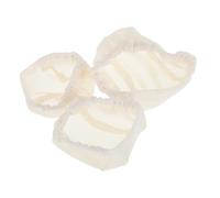 NULYLU 3pcs Bjd Doll Wigs Hair Caps Beige Doll Wig Liner Set for Diy Adjustable and Breathable for Salon Play Compatible 1/3 1/4 Size