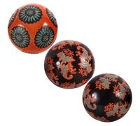 NULYLU 3pcs Blue and Pink Porcelain Ceramic Floating Decor Balls 8cm Decorative Orbs for Home and Fish Tank Display Modern Chinese Style Random Color