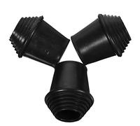 NULYLU 3pcs Drum Stand Pads Rubber Feet Anti-slip Drum Rack Protectors Sturdy Plastic Covers for Snare Stands Accessories Musical Instrument Parts