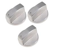 NULYLU 3pcs Gas Stove Control Knob Replacement and Lightweight Gas Cooker Knobs for Easy Installation Compact Design for Kitchen Stove and Oven Use