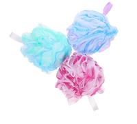 NULYLU 3pcs Gradient Shower Loofah Body Scrubber Soft Pe Material Exfoliating for Women Comfortable Body Wash and Back Scrubbing Experience for Daily Bathing Routine