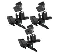 NULYLU 3pcs Guitar Phone Holder with Rotatable Mount and Adjustable Viewing Angle, Universal Compatibility for Smartphone and Ukulele, Metal + Sponge + Plastic Construction, for Live