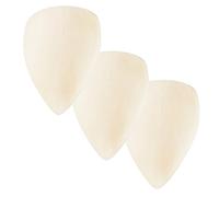 NULYLU 3pcs Guitar Picks Ox Bone Plectrums Acoustic Electric Guitar Accessories Smooth Surface Easy to Play and Carry