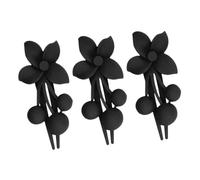 NULYLU 3pcs Hair Flowers for Women Flower Hairpin French Hair Clip for Thin Flat Claw Clip Accessories