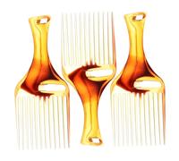 NULYLU 3pcs Hairdressing Comb for Men Retro Styling Tools for Hair Cutting and Thinning for Barber Shops and Home Use Reduces Frizz and Creates Salon Looks