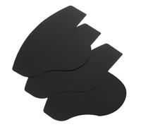 NULYLU 3pcs Hairline Card for Beard Shaping Tool Hairline Guide Template for Hair Fiber Application and Beard Grooming Design