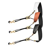 NULYLU 3pcs Leather Saxophone Neck Straps Alto Sax Neck Strap Tenor Saxophone Shoulder