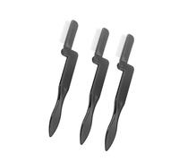 NULYLU 3pcs Multifunctional Folding Eyelash and Eyebrow Comb Makeup Tool for Precise Grooming for Daily Use Men Women