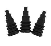 NULYLU 3pcs Rubber Grommet Kit for Wires and Cables Flexible Design and Versatility, Suitable for Electrical Uses and Vehicle Applications, Black Heavy Duty Cable Grommet Hole Plug Caps