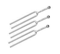 NULYLU 3pcs Stainless Steel Violin Guitar Tuner Forks Musical Tuning Equipment for Piano Erhu Set Accurate Tuning Fork Portable