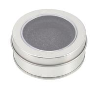 NULYLU 3pcs Tinplate Coin Container with Sealing Lid Easy to Open Silver Single Coin Box Foam Padding Exhibitions Practical