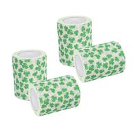 NULYLU 4 Rolls Patrick's Day Toilet Paper Soft Shamrock Design Durable Household Tissue for Comfortable Use for Spring Decor and Easter Celebrations Ply Quality
