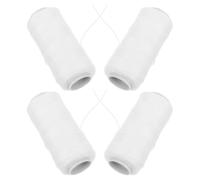 NULYLU 4 Spools Cotton Thread for Facial Epilator Hair Removal, Flexible and Suitable for Sensitive Areas, for Upper Lip and Chin Hair Removal, for Travel Grooming and Home Use