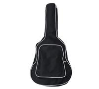 NULYLU 40/41 Inch Waterproof Guitar Bag Portable Oxford Cloth Case with Ergonomic Design Black Practical Padded Guitar Pouch