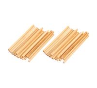 NULYLU 40pcs Natural Reed Bee Nesting Tubes Mason Bee Tube Refill Beekeeping House Diy
