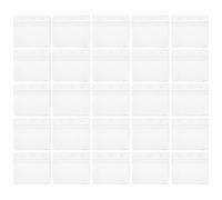 NULYLU 40pcs Work Card Protector Cards Sleeve 3.1x2.2 Inch PVC Multi-Function Independently Designed Horizontal Badge Holder for Schools Staff and Nurses