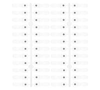 NULYLU 48pcs Magnetic Nail Gel Polish Chart Nail Color Display Card Detachable Design Efficient Practice Plastic Magnet for Beginners Art Learning Scenarios at Home