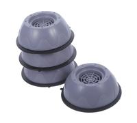 NULYLU 4pcs Anti- Washing Machine Mats Nonskid Washer Foot Pads for Noise Reduction Fit for Washers and Dryers Home and Furniture Use