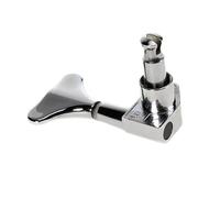 NULYLU 4pcs Bass Guitar Tuning Pegs Lr Tuners Bass Machine Head Tuners Locking Silver Replacement for Boss