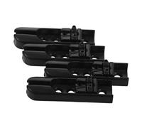 NULYLU 4pcs Bass Single Bridge Headless Guitar Bridge Saddle Electric Guitar Saddles