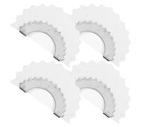 NULYLU 4pcs Bird Whistles Set for Adults, White Tongue and Slide Whistles with Realistic Bird Call Sounds, Noisemaker Musical Instruments for Outdoor Training and Fun