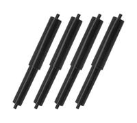 NULYLU 4pcs Black Abs Plastic Toilet Paper Holder with Adjustable Spring Rod and Center Spindle, Space-saving Design for Bathroom, Easy Replacement and Versatile Tissue Roll Holder