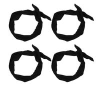 NULYLU 4pcs Bow Headband Spa Headband Polyester Iron Rust Resistant Wire Easy to Take off Graceful Sweet Washing Your Face Spa