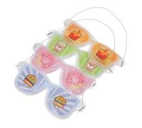 NULYLU 4pcs Cooling Gel Eye Masks Cartoon Eye Patches for Cold Compress Therapy and Dark Circles for and Camping Use