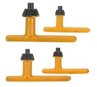 NULYLU 4pcs Drill Chuck Key Set for Electric Drills with Steel and Rubber Construction Multiple Sizes Available Including 20mm 16mm 13mm 10mm Versatile Clamping Wrench and Handheld Use