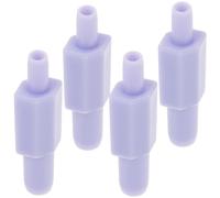 NULYLU 4pcs Electric Breast Pump Hose Connectors Violet Breast Pump Tube Fittings Adapters for Nursing