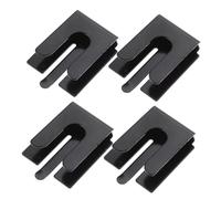 NULYLU 4pcs Hand Microphone up Clip Metal Mic Holder for Cb Ham Radio Car Radio Microphone in Vehicle Garage