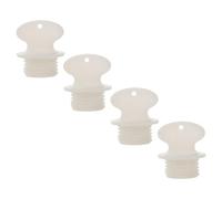 NULYLU 4pcs Leakproof Replacement Stopper Caps for Hot Water Sack and Hot Water Bottle, Pp Material, Easy Maintenance, Fits 28.5mm Mouth, for Home the Go Use
