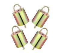 NULYLU 4Pcs Livestock Hanging Bells Durable Lost Cattle Bells for Farms Crisp Sound Design for Sheep and Cattle Vintage Metal Farm Animal Accessories
