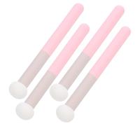 NULYLU 4pcs Mushroom Head Concealer Sponges with Handle Multi-functional Makeup Applicators for Blending Dry/wet Use for Women Eye and Face Makeup